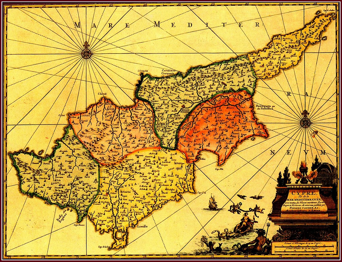 Joseph ROUX, 'I. De Cypre' - 'X. Feuille' (813x555mm), Carte de la Mer Mediterranee en douze feuilles..., Μασσαλία 1764. Έγχρωμος. 