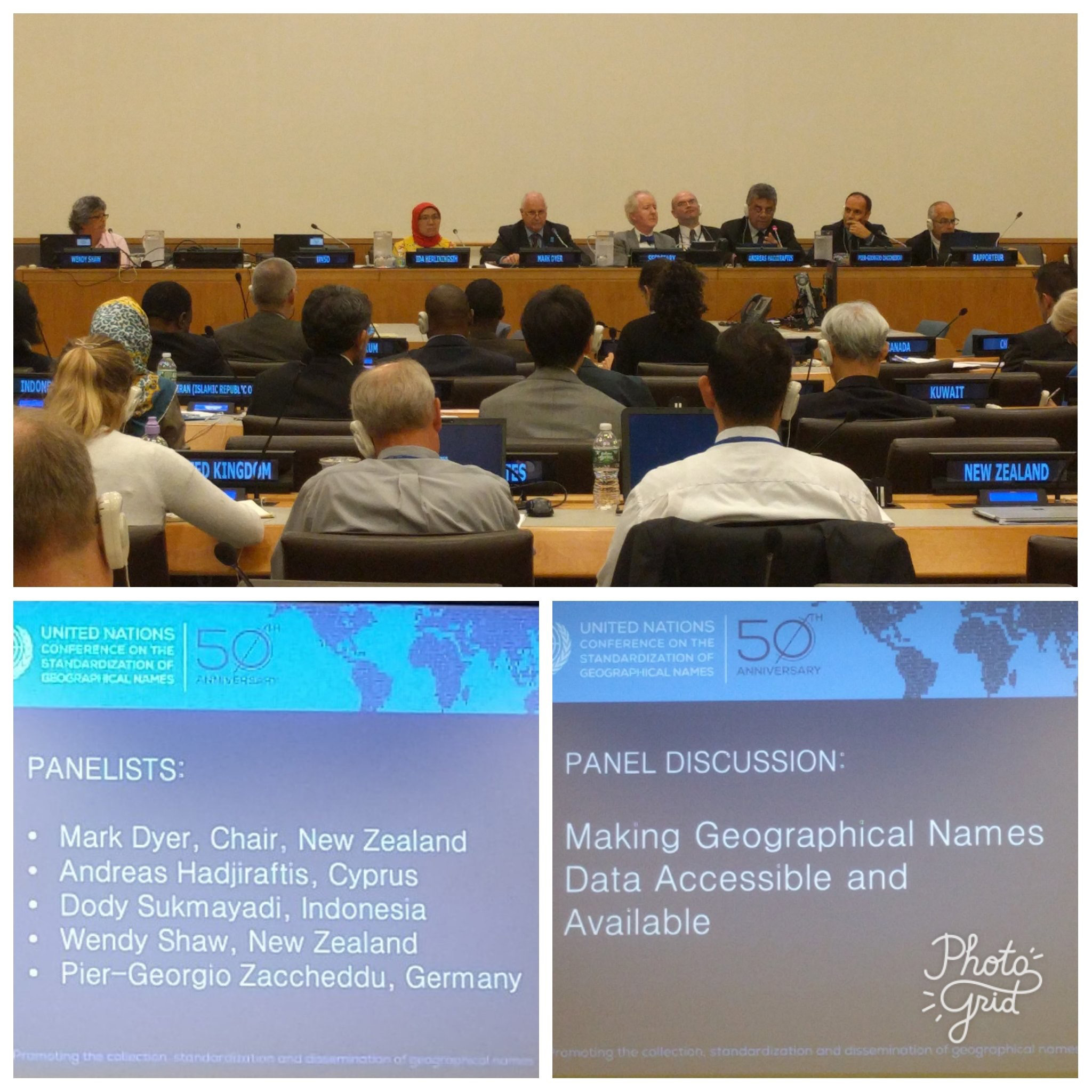 United Nations Group of Experts in Geographical Names (UNGEGN) Conference, New York, August 2017