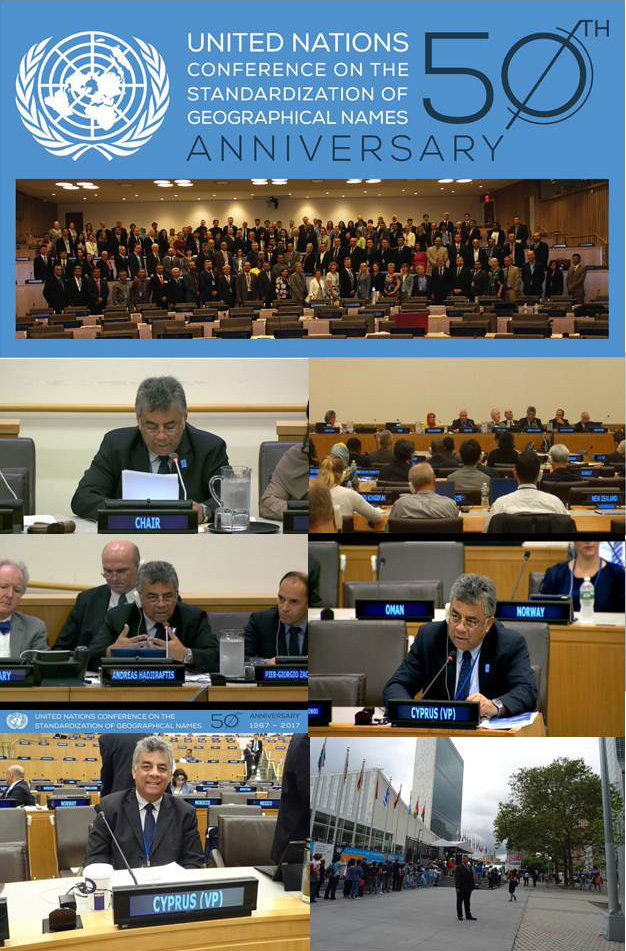 United Nations Group of Experts in Geographical Names (UNGEGN) Conference, New York, August 2017